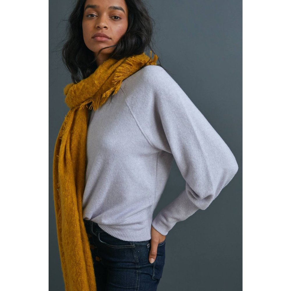 Anthropologie Maeve Laney Marled Cowl Neck Pullover Top